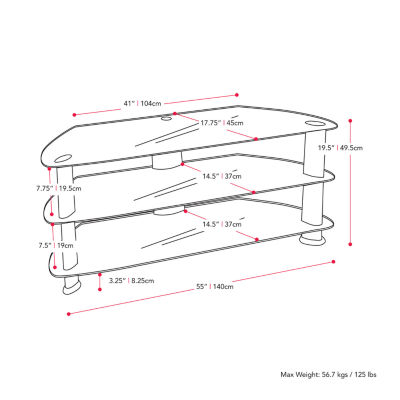 Laguna 55" TV Stand