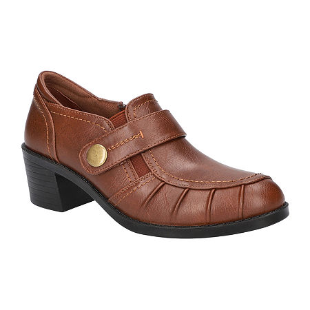 Easy Street Womens Ballad Clogs, 10 Medium, Brown