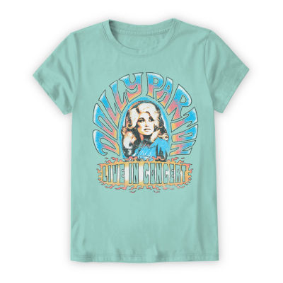 Little & Big Girls Dolly Round Neck Short Sleeve Graphic T-Shirt