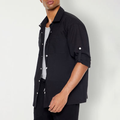 Forever 21 Mens Long Sleeve Button-Down Shirt