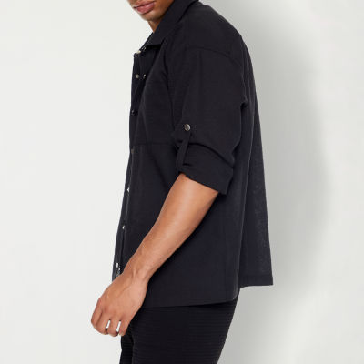 Forever 21 Mens Long Sleeve Button-Down Shirt