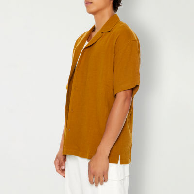 Forever 21 Mens Short Sleeve Button-Down Shirt