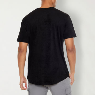 Forever 21 Mens Short Sleeve Suede T-Shirt