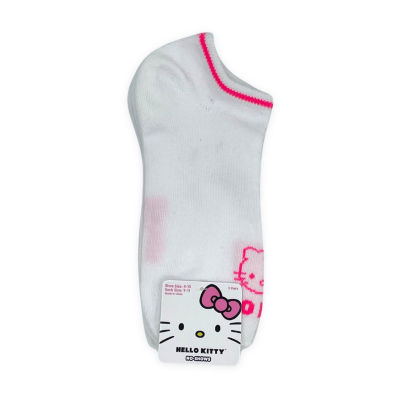 Womens Breathable Multi-Pack 5 Pair Hello Kitty Low Cut Socks