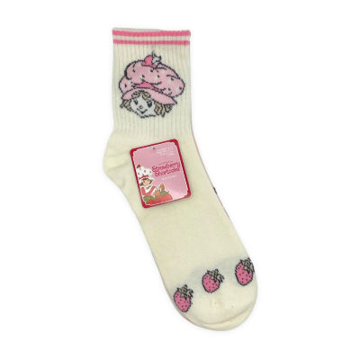 Ribbed Womens 2 Pair Crew Socks
