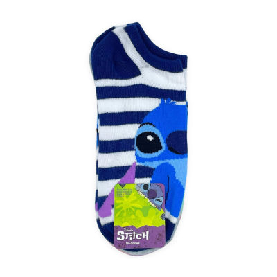 Womens Breathable Multi-Pack 5 Pair Lilo & Stitch Low Cut Socks