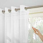 No 918 Emily Patio Sheer Grommet Top Single Patio Door Curtain