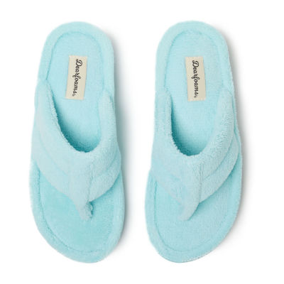 Dearfoams Wrenley Terry Womens Slip-On Slippers