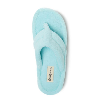 Dearfoams Wrenley Terry Womens Slip-On Slippers