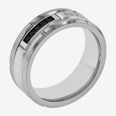 8MM 1/8 CT. T.W. Diamond Tungsten Wedding Band