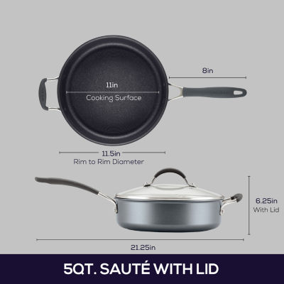 Circulon A1 Series with ScratchDefense 5-qt. Covered Saute Pan