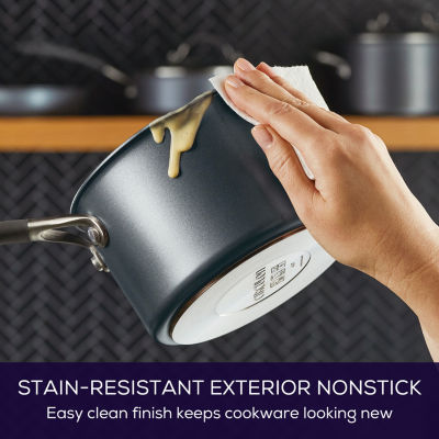 Circulon A1 Series with ScratchDefense 2-qt. Nonstick Straining Sauce Pan with Lid