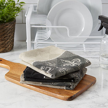 T-Fal Waffle Neutral 8-pc. Dish Cloths, Color: Neutral - JCPenney