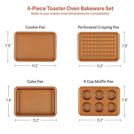 Ayesha Curry 4-pc. Non-Stick Bakeware Set, One Size, Brown