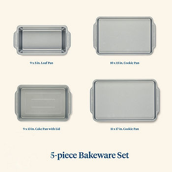 Farberware Steel 11 x 17 and 10 x 15 Nonstick Baking Sheet, Blue