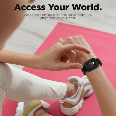 Itouch Air 4 Jillian Michaels Womens Multi-Function Pink Smart Watch Jmta4m01-C12