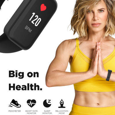 Itouch Jillian Michaels Unisex Adult Multi-Function Black Smart Watch Jmtc4s01-G02