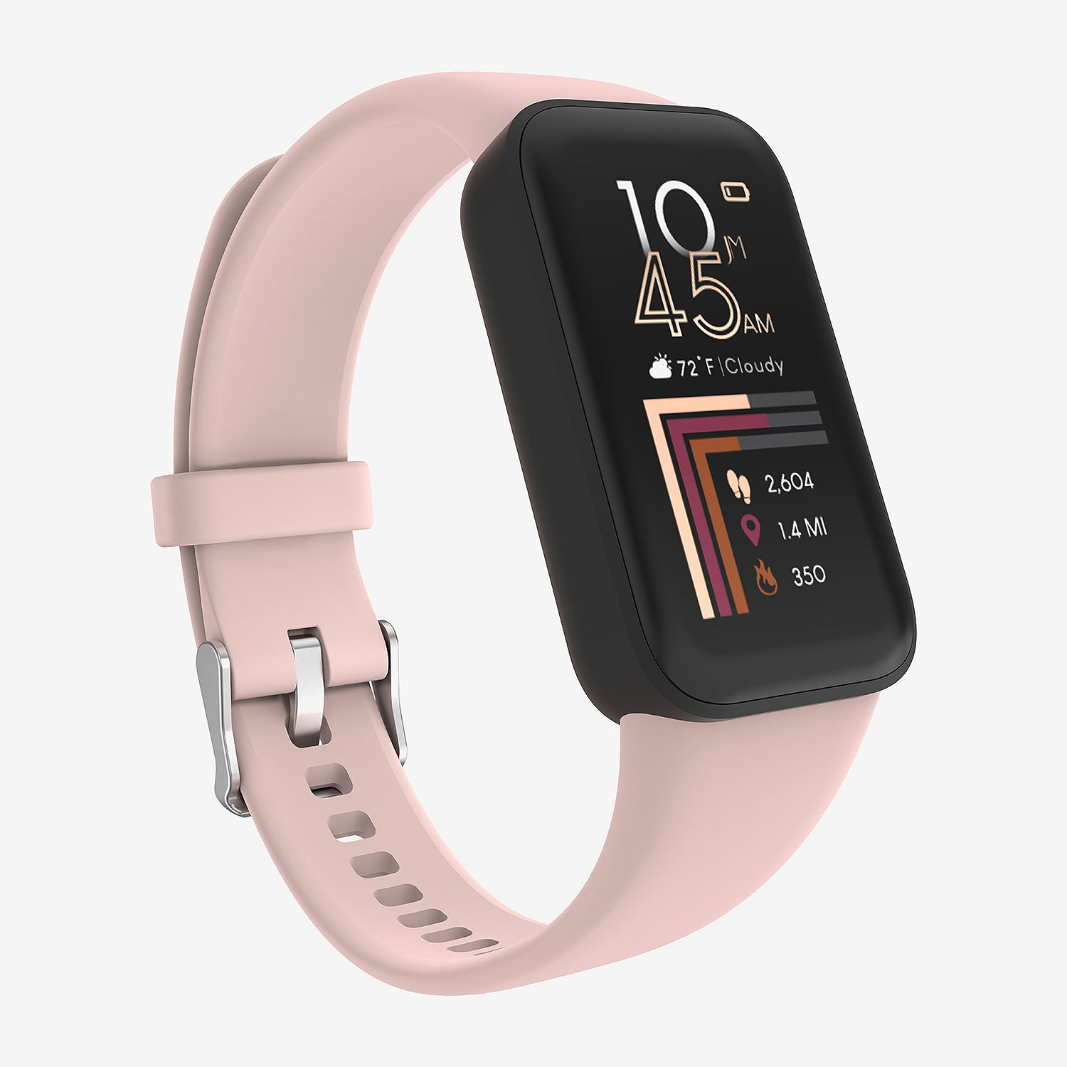 Itouch Jillian Michaels Womens Multi-Function Pink Smart Watch Jmtc4s01 ...