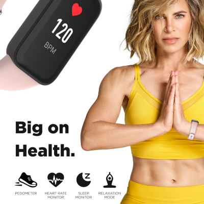 Itouch Jillian Michaels Womens Multi-Function Pink Smart Watch Jmtc4s01-G12