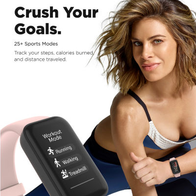 Itouch Jillian Michaels Womens Multi-Function Pink Smart Watch Jmtc4s01-G12