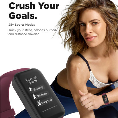 Itouch Jillian Michaels Womens Multi-Function Red Smart Watch Jmtc4s01-G10