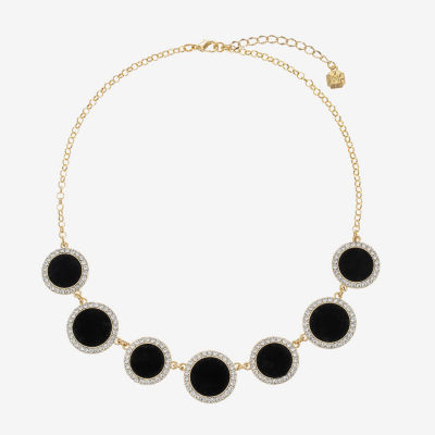 Monet Jewelry Velvet 17 Inch Rolo Round Collar Necklace