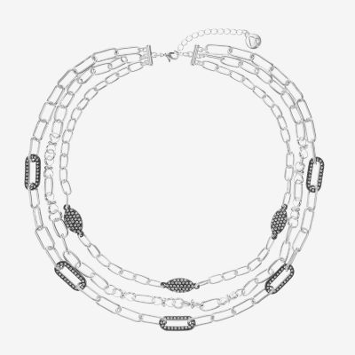 Liz Claiborne Two Tone 36 Inch Link Necklace
