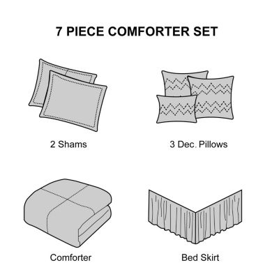 Stratford Park Inaya 7-pc. Complete Bedding Set