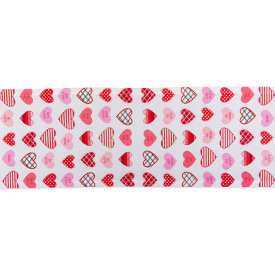 Design Imports Sweet Hearts Print Table Runner