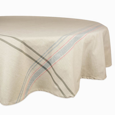 Design Imports French Stripe Tablecloth, Color Gray JCPenney