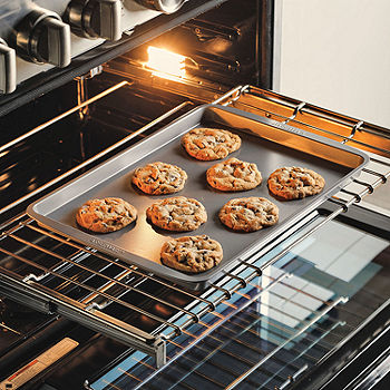 2 PC Toaster Oven Pans Baking Nonstick 1/8 Cookie Sheet Pan Tray Dishwasher  Safe