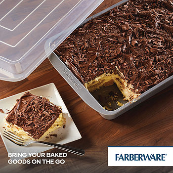 Farberware Nonstick Bakeware Baking Pan With Lid / Nonstick Cake Pan With  Lid, R