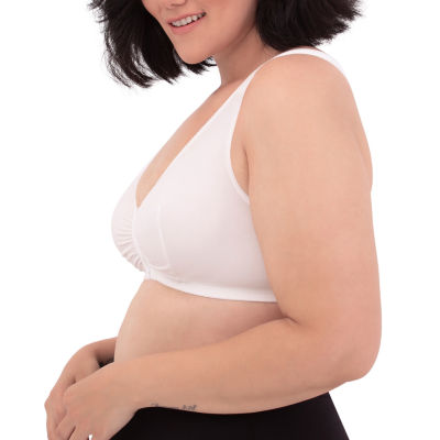 Leading Lady® Cotton Front-Close Comfort & Sleep Bra - 110