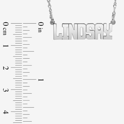 Personalized All Caps Name Necklace