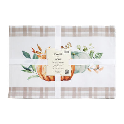 Avanti Grateful Patch 4pc Placemats