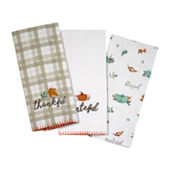 North Pole Trading Co. Fa La La Plaid 2-pc. Kitchen Towel, Color