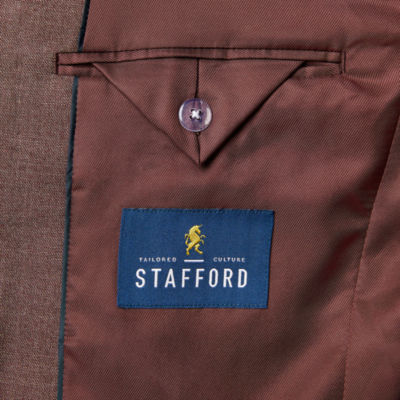 Stafford Camel Hair Mens Classic Fit Sport Coat - JCPenney