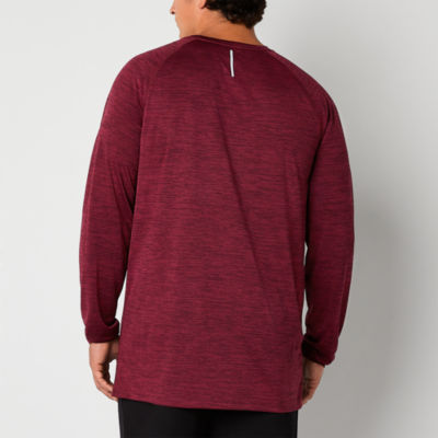 Xersion Big and Tall Mens Crew Neck Long Sleeve T-Shirt