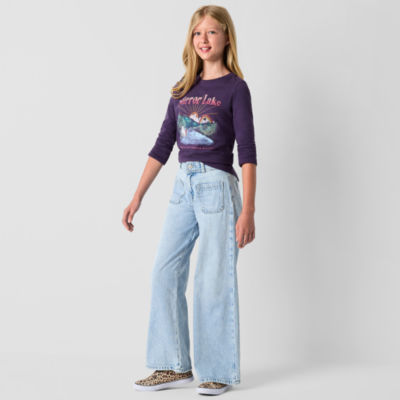 Thereabouts Little & Big Girls Wide Leg Jean