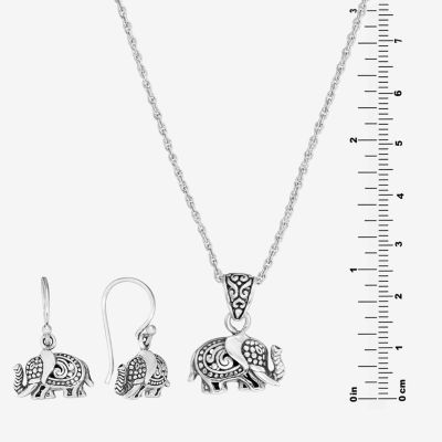 Bali Inspired Sterling Silver 3-pc. Jewelry Set