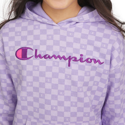 Champion Big Girls Embroidered Fleece Hoodie