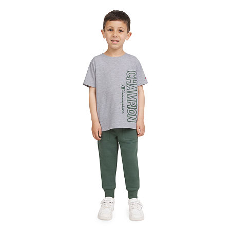 Champion Little Boys 2-pc. Pant Set, 7, Gray