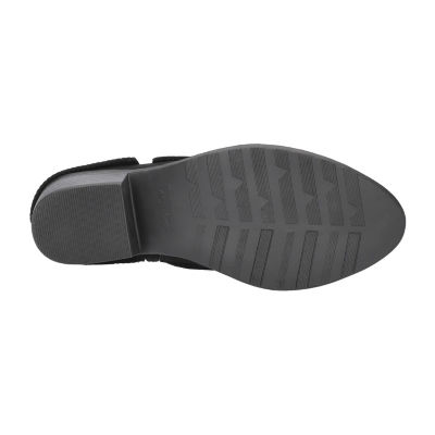 Easy Street Womens Kudos Stacked Heel Booties