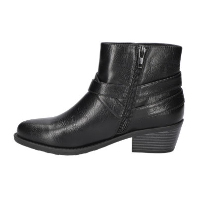 Easy Street Womens Skyler Block Heel Booties