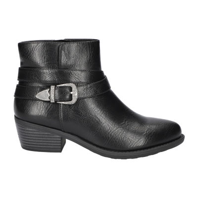 Easy Street Womens Skyler Block Heel Booties