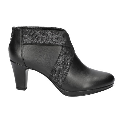 Easy Street Womens Spice Block Heel Booties