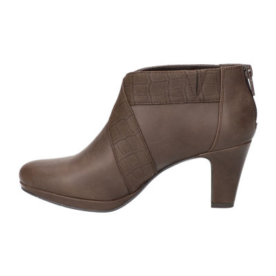 Easy Street Womens Spice Block Heel Booties