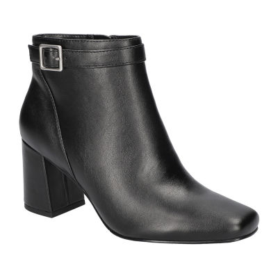 Easy Street Womens Winnipeg Block Heel Booties