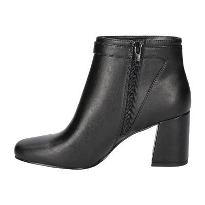 Easy Street Womens Winnipeg Block Heel Booties