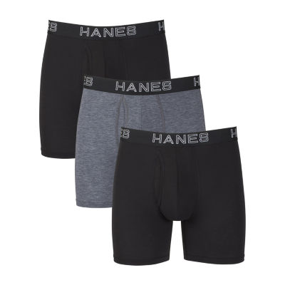 Hanes Ultimate Comfort Flex Fit Total Support Pouch Big Mens 3 Pack Boxer Briefs